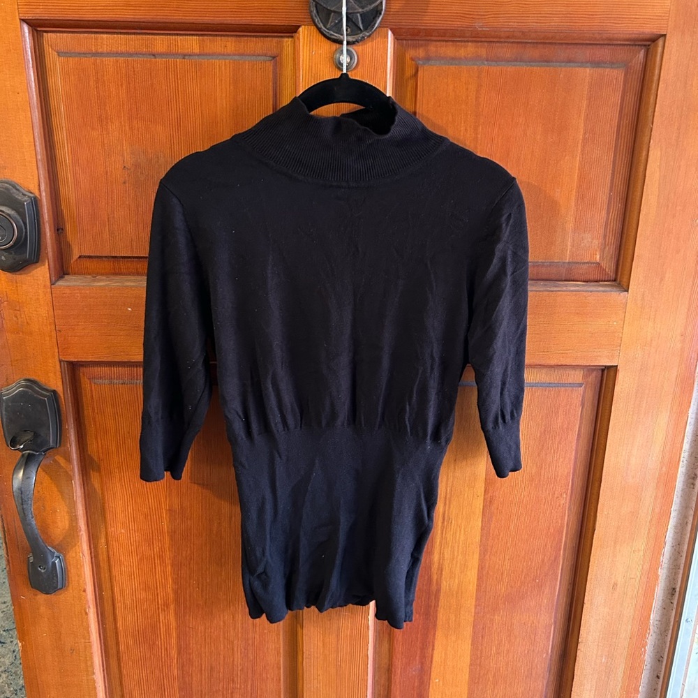 Express Black Turtleneck Sweater